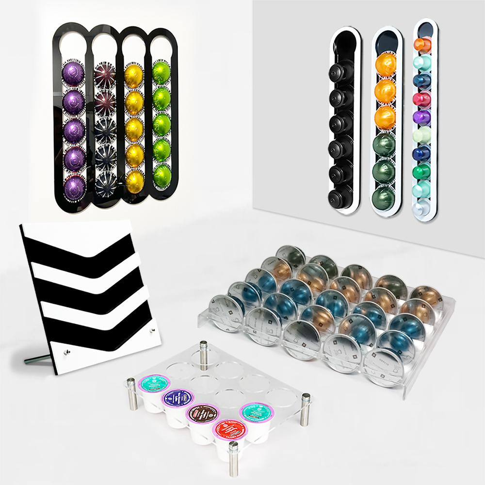 Coffee Equipment Rack - Bandeja organizadora de cajón con soporte