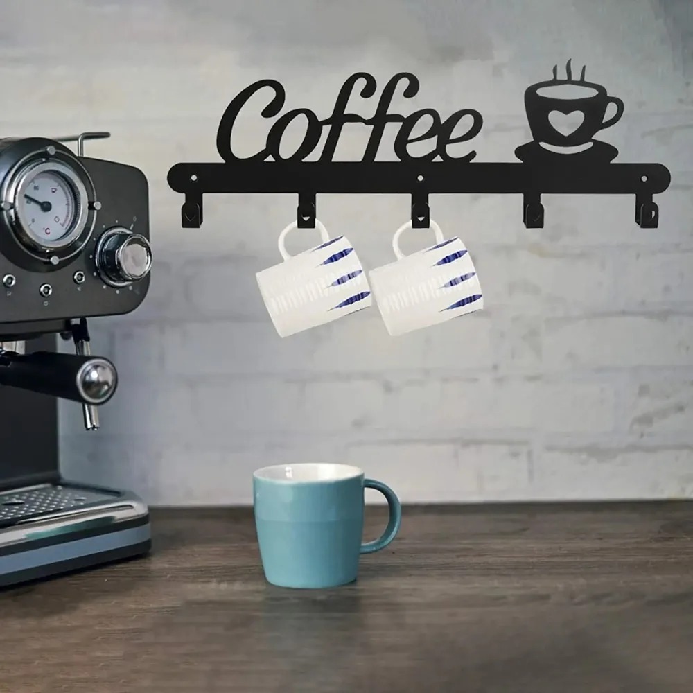 Soporte de Pared Metálico para - Coffee Equipment Rack reseña y precio