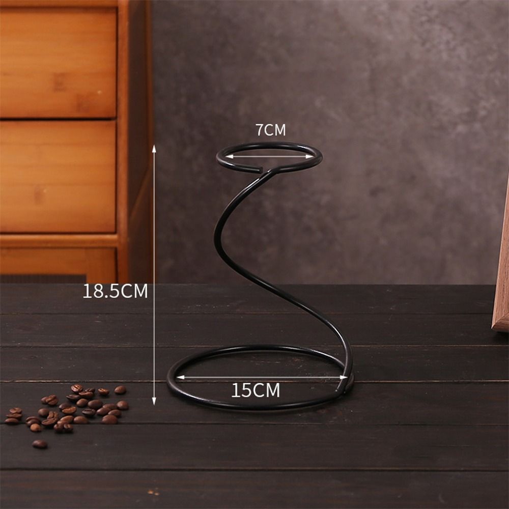 Soporte negro para filtro de c - Coffee Equipment Rack reseña y precio