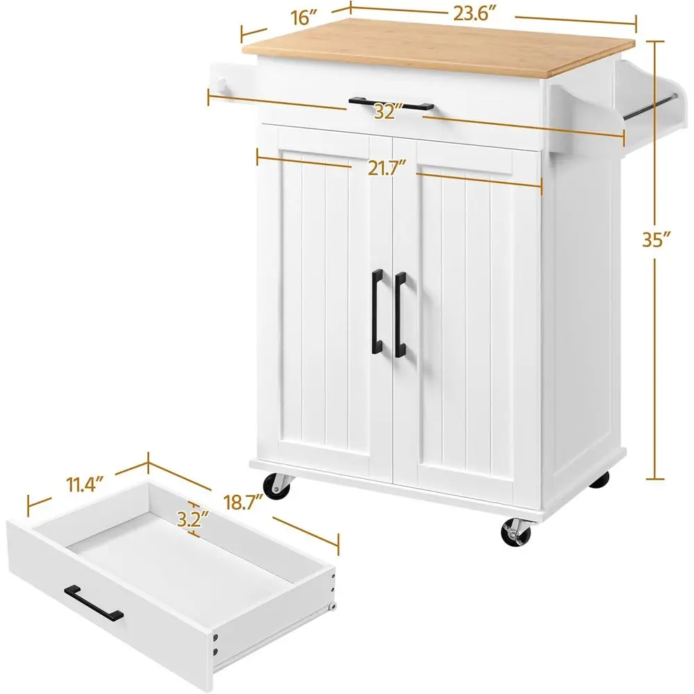 Carrito de Cocina Rodante Blan - Coffee Equipment Rack reseña y precio