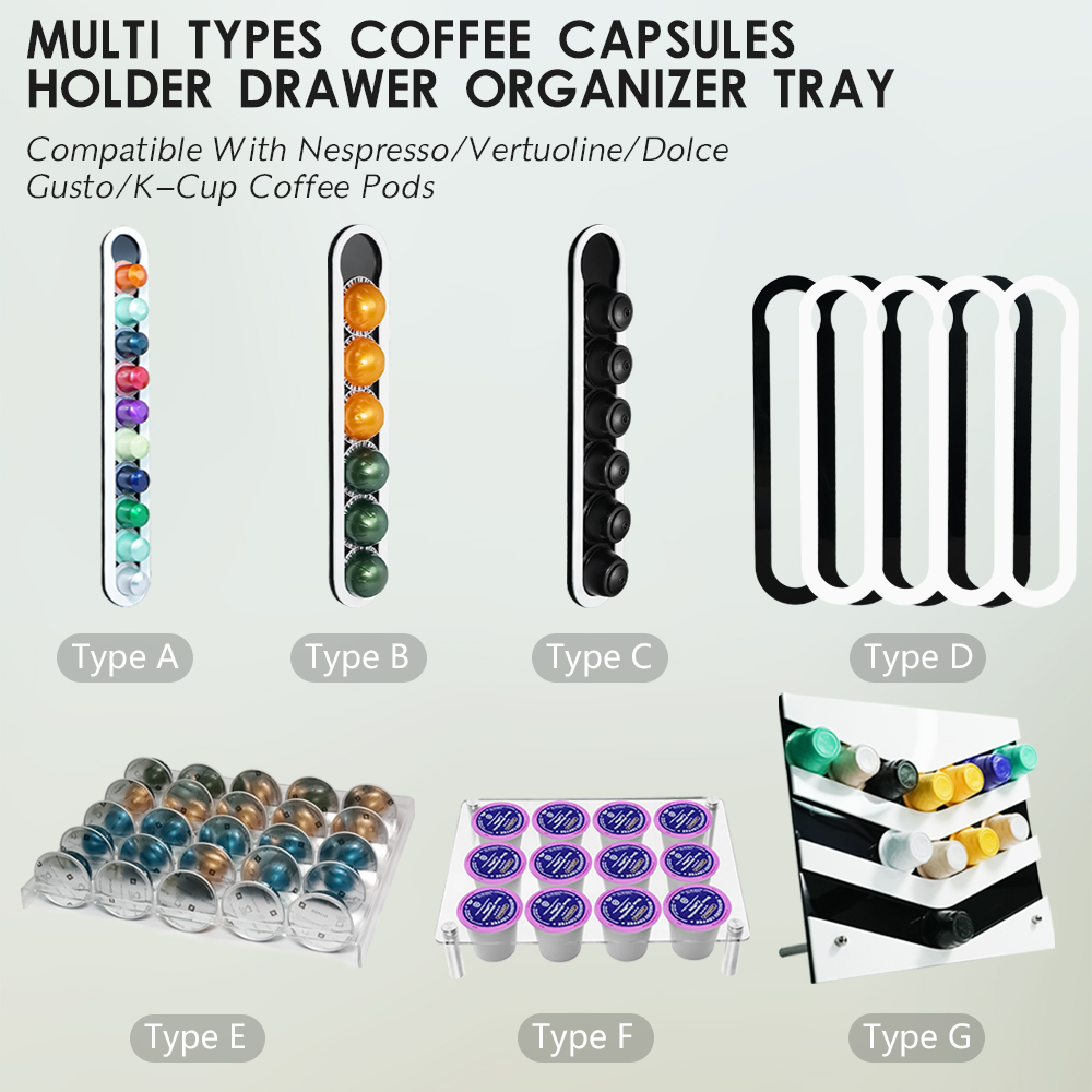 Bandeja organizadora de cajón  - Coffee Equipment Rack reseña y precio